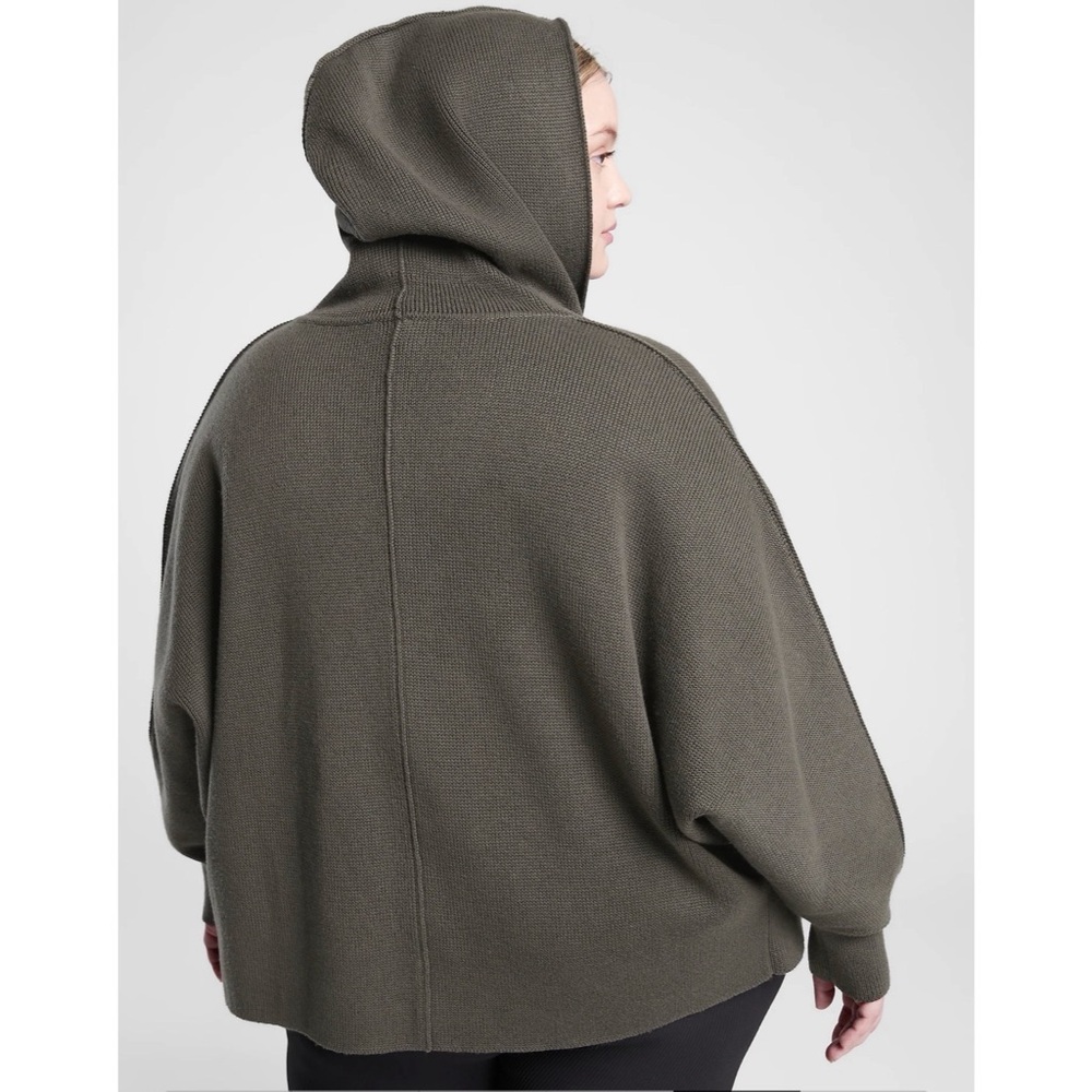 Athleta Aurora Dolman Sweater in Mountain Olive NWT SZ XL and 1X - Picture 5 of 15